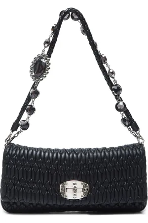 Miu Miu 2000-2020 Matelassé Crystal Schultertasche