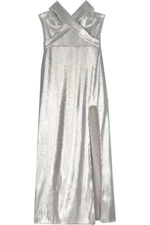 GENNY Schulterfreie Robe mit Pailletten