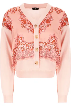 Etro Cardigan mit Paisley-Einsatz