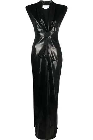 GENNY Kleid mit tiefem V-Ausschnitt