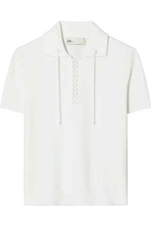 Tory Burch Poloshirt mit Schnürung
