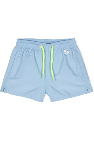 MC2 SAINT BARTH Badeshorts mit Logo-Patch