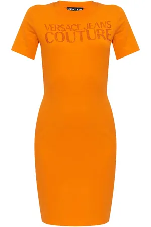VERSACE Kleid mit Schimmerapplikation