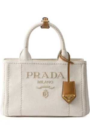 Prada Kleine Handtasche mit Logo-Stickerei