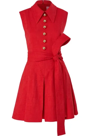 Carolina Herrera Minikleid mit Falten