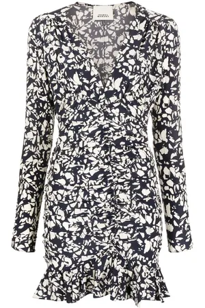 Isabel Marant Larissa Minikleid mit Blumen-Print