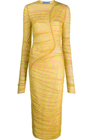 MUGLER Midikleid mit Print