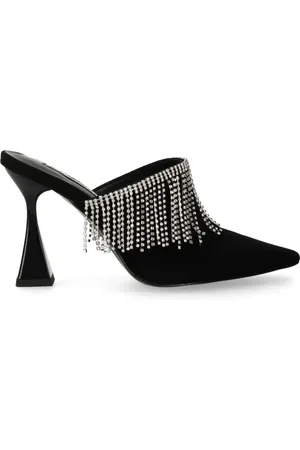 Karl Lagerfeld Debut II Mules mit Fransen 90mm