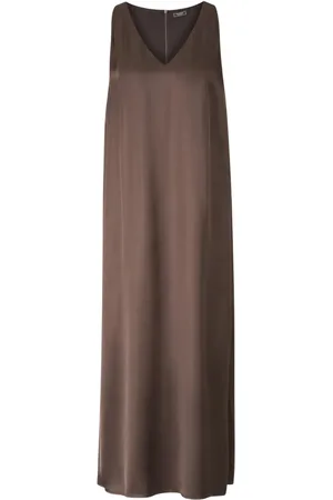 PESERICO SIGN Maxikleid aus Satin