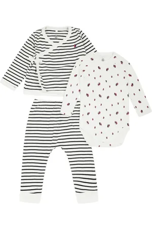 Petit Bateau Gestreiftes Hosen-Set