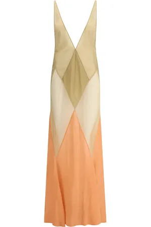 The Attico Maxikleid mit V-Ausschnitt