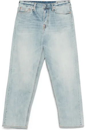 Evisu Ausgeblichene Jeans mit Taschen