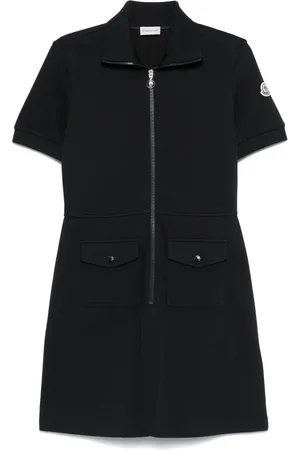 Moncler Piquet-Minikleid mit Polokragen