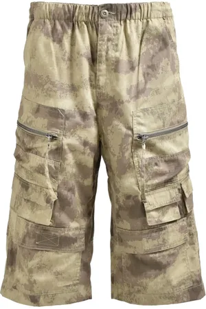 Breathe Shorts mit Camouflage-Print