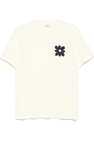 Sandro T-Shirt mit Blumendetail