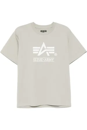 Izzue T-Shirt mit Logo-Print
