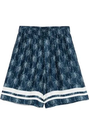 LANEUS Shorts mit Palmen-Print