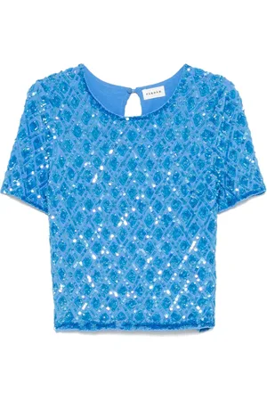 P.A.R.O.S.H. T-Shirt mit Pailletten