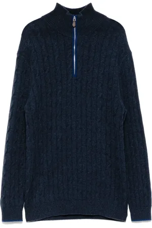 N.PEAL Kaschmirpullover mit Zopfmuster