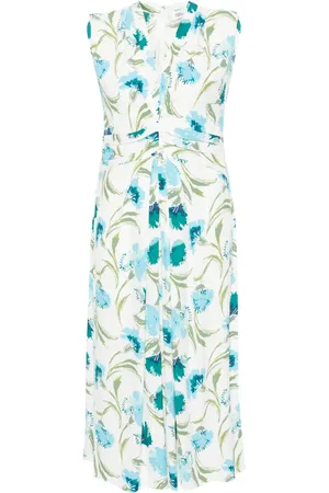 Diane von Furstenberg Twill-Kleid mit Blumen-Print