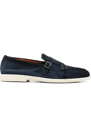 santoni Monk-Schuhe aus Wildleder