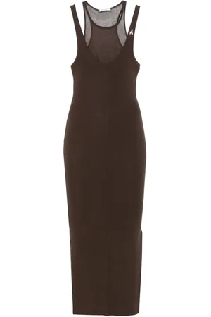 Patrizia Pepe Gestricktes Midikleid