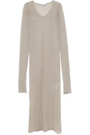 MRZ Midikleid im Metallic-Look