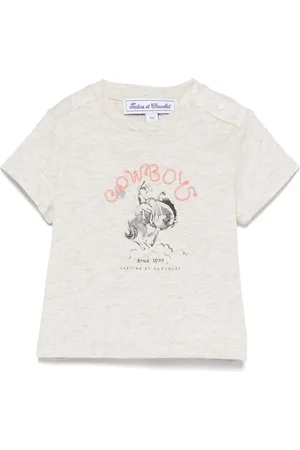Tartine Et Chocolat T-Shirt mit Cowboy-Illustration