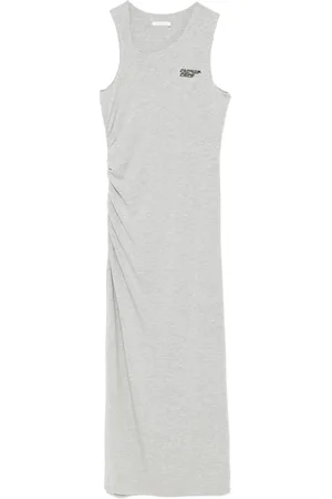 Patrizia Pepe Midikleid mit gummiertem Logo