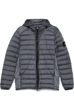 Stone Island Gefütterte Jacke mit Kompass-Patch