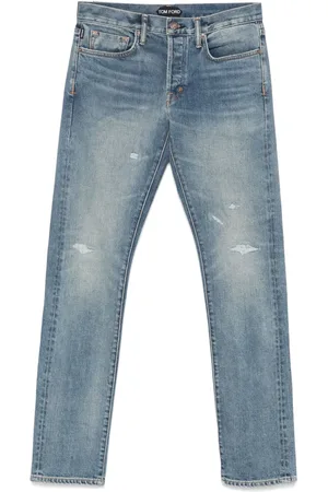Tom Ford Straight-Leg-Jeans mit Logo-Patch