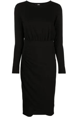Karl Lagerfeld Langärmeliges Jerseykleid