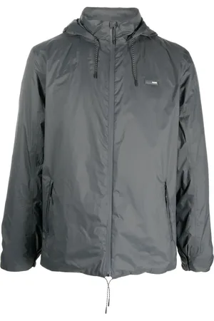 Rains Kapuzenjacke mit Kordelzug