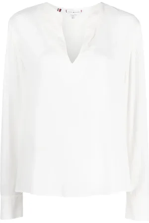 Tommy Hilfiger Bluse mit V-Ausschnitt