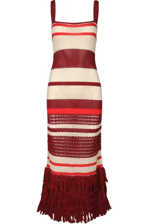 JOHANNA ORTIZ Gestreiftes Midikleid