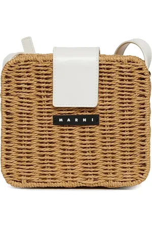 Marni Schultertasche mit Logo-Patch