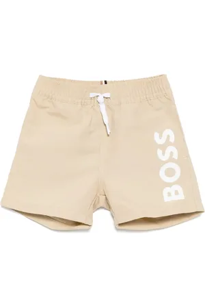 HUGO BOSS Badeshorts mit Logo-Print