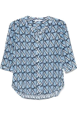 CENERE GB Bluse mit geometrischem Print