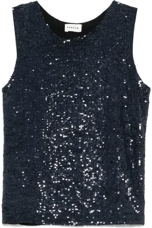 P.A.R.O.S.H. Tanktop mit Pailletten