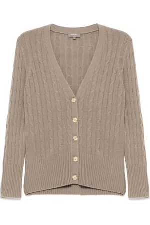 N.PEAL Clara Cardigan mit V-Ausschnitt