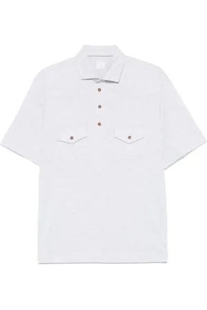 ELEVENTY Meliertes Poloshirt