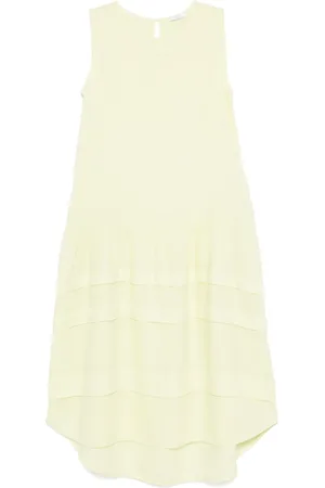 PESERICO SIGN Midikleid aus Leinen