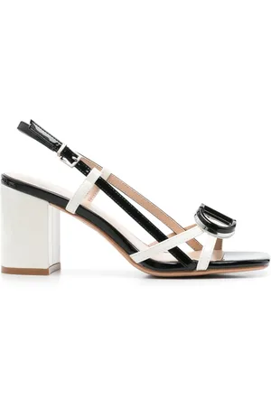 Twin-Set Sandalen mit Logo-Schild 75mm