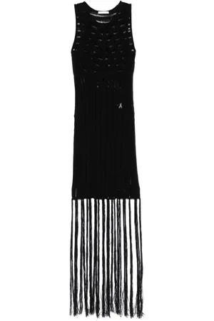 Patrizia Pepe Gestricktes Kleid mit Lochmuster
