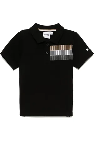 HUGO BOSS Poloshirt mit grafischem Print