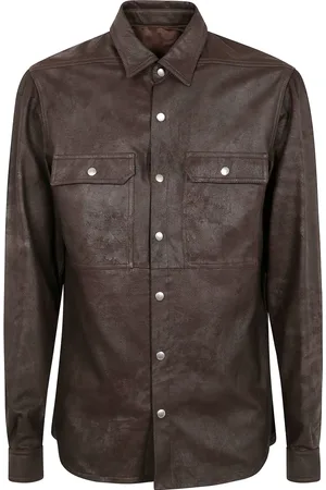 Rick Owens Klassische Lederjacke