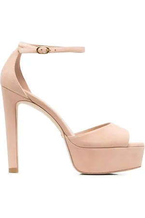 Stuart Weitzman Wildledersandalen mit Plateau
