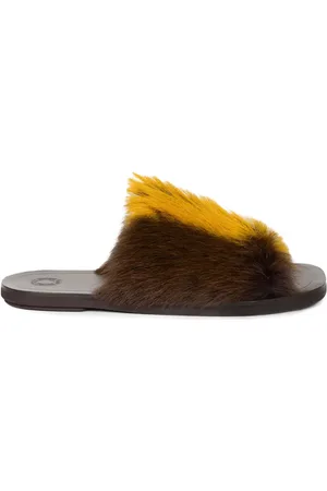 DRIES VAN NOTEN Pantoletten aus Leder