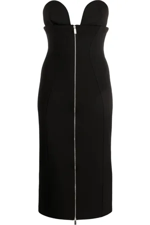 OFF-WHITE Schulterfreies Midikleid