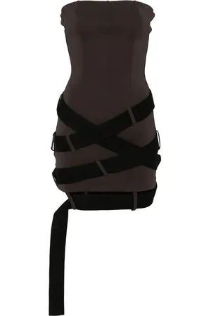 The Attico Midikleid mit Riemen